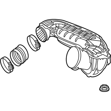 GM 85013859 Duct, Air Cleaner And Silencer 85013859 GM Duct, Air Cleaner And Silencer Illustration 1 of 1