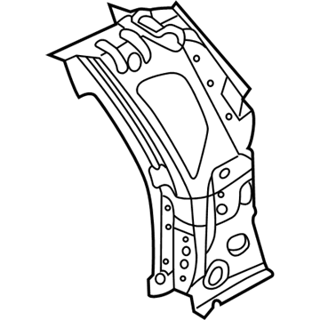 Pontiac 95215288 Inner Quarter Reinforcement