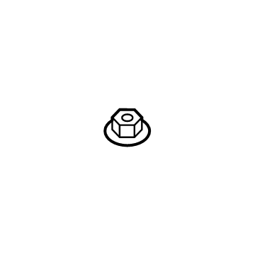 GMC 11546449 Upper Bracket Nut