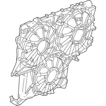 Chevy 84203930 Fan Shroud