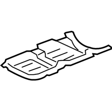 Pontiac 12585005 Oil Pan Baffle