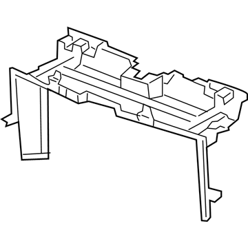 GM 84462298 Upper Baffle 84462298 GM Upper Baffle Illustration 1 of 1