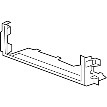 GM 84037096 Lower Baffle 84037096 GM Lower Baffle Illustration 1 of 1