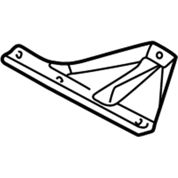GM 15207978 Plenum Panel Reinforcement 15207978 GM Plenum Panel Reinforcement Illustration 1 of 1