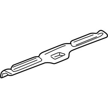 GM 22677883 Sill Plate, Rear 22677883 GM Sill Plate, Rear Illustration 1 of 1