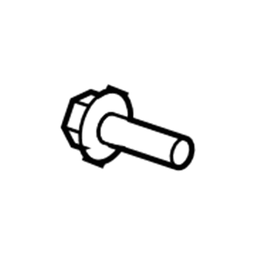GM 11503890 Wheelhouse Liner Bolt 11503890 GM Wheelhouse Liner Bolt Illustration 1 of 1