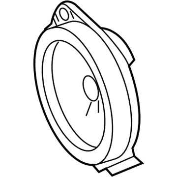 GMC 84567676 Front Driver Speaker