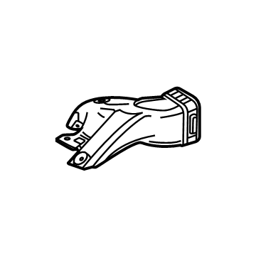 GM 23428535 Floor Duct, Driver Side 23428535 GM Floor Duct, Driver Side Illustration 1 of 1