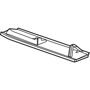 GM 22939201 Water Deflector 22939201 GM Water Deflector Illustration 1 of 1