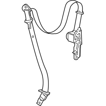 Chevy 19181037 Lap & Shoulder Belt
