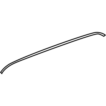 84407038 GM Upper Weatherstrip, Rear Illustration 1 of 1