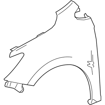 GM 84259707 Fender, Front Driver Side 84259707 GM Fender, Front Driver Side Illustration 1 of 1