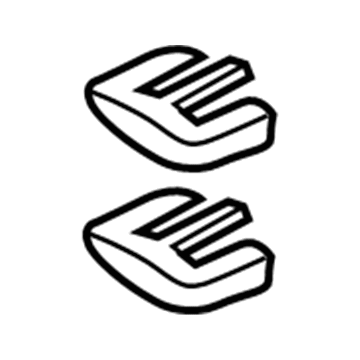 GM 12362804 Latch Shim, Front Top 12362804 GM Latch Shim, Front Top Illustration 1 of 1