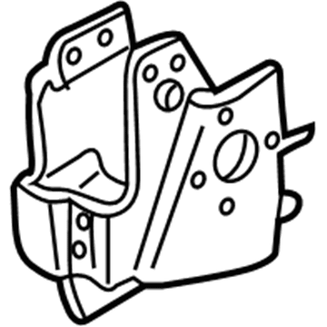 GM 12363001 Mount Bracket, Driver Side 12363001 GM Mount Bracket, Driver Side Illustration 1 of 1