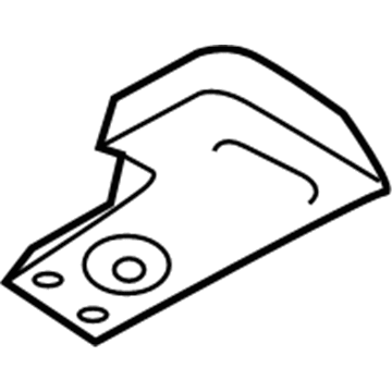 GM 12363047 Latch Bracket, Front Top Driver Side 12363047 GM Latch Bracket, Front Top Driver Side Illustration 1 of 1