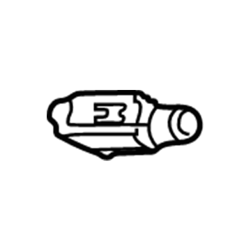 GM 22722665 Hazard Switch 22722665 GM Hazard Switch Illustration 1 of 1