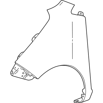 Chevy Spark Fender - 42355934