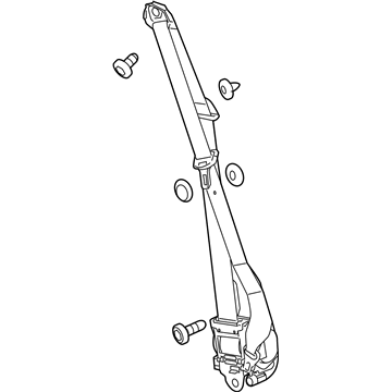 GM 19257946 Lap & Shoulder Belt, Driver Side 19257946 GM Lap & Shoulder Belt, Driver Side Illustration 1 of 1