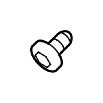GM 11569681 Belt & Retractor Upper Bolt 11569681 GM Belt & Retractor Upper Bolt Illustration 1 of 1