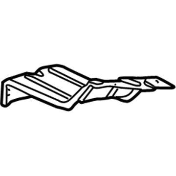 21111919 GM Lower Bracket, Front Driver Side Illustration 1 of 1