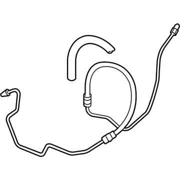 GM 19432810 Power Steering Pressure Hose 19432810 GM Power Steering Pressure Hose Illustration 1 of 1