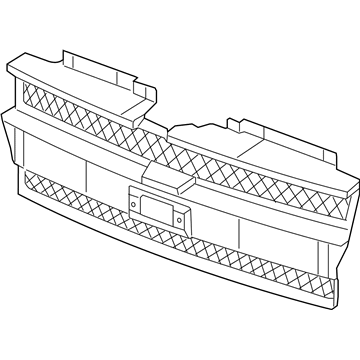Chevy Trailblazer EXT Grille - 89044659