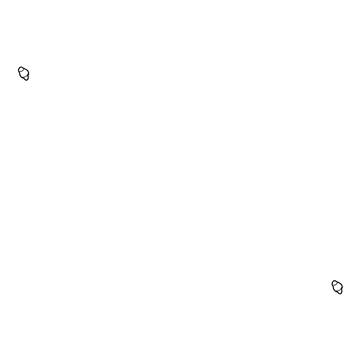 11514537 GM Glove Box Bolt Illustration 1 of 1