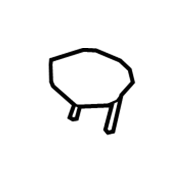 25780638 GM Headrest, Rear Center Illustration 1 of 1