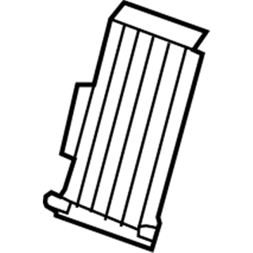 25780736 GM Seat Back Panel, Rear Driver Side Illustration 1 of 1