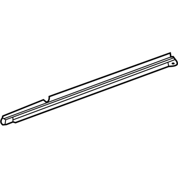 GM 84168054 Belt Weatherstrip, Rear Driver Side 84168054 GM Belt Weatherstrip, Rear Driver Side Illustration 1 of 1
