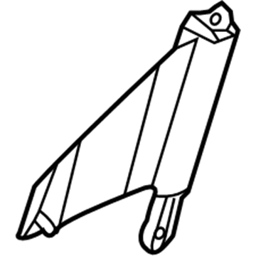 GM 23439137 Sunshade, Black, Rear Passenger Side 23439137 GM Sunshade, Black, Rear Passenger Side Illustration 1 of 1