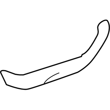 23183072 GM Armrest Cover, Brown, Rear Passenger Side Illustration 1 of 1