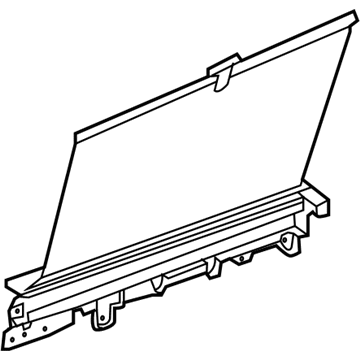 GM 23477122 Sunshade, Black, Rear Driver Side 23477122 GM Sunshade, Black, Rear Driver Side Illustration 1 of 1