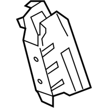 23101400 GM Vertical Support, Front Upper Driver Side Illustration 1 of 1