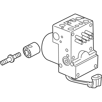 Chevy Uplander ABS Pump And Motor Assembly - 19212189