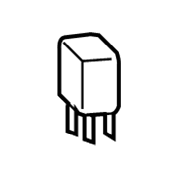 Saturn 13500126 Fuel Pump Relay