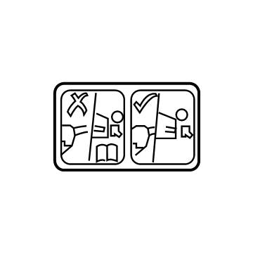 Chevy 84089673 Fuel Label
