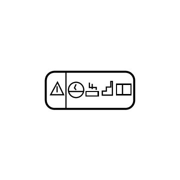 Chevy 94568902 Caution Label
