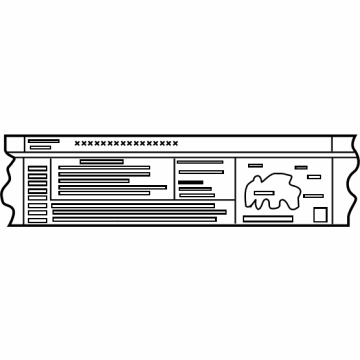 Chevy 19354745 Emission Label