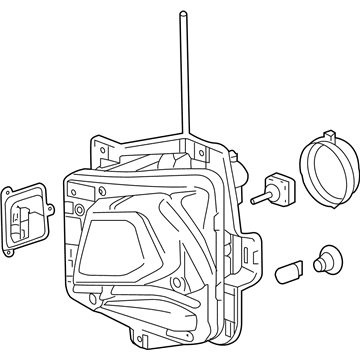 Chevy 85568109 Headlamp Assembly