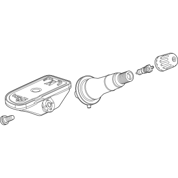 Chevy 13542523 Tire Pressure Sensor