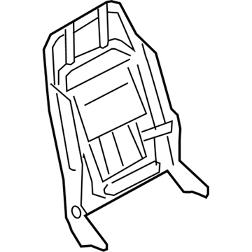 92193516 GM Seat Back Frame Illustration 1 of 1
