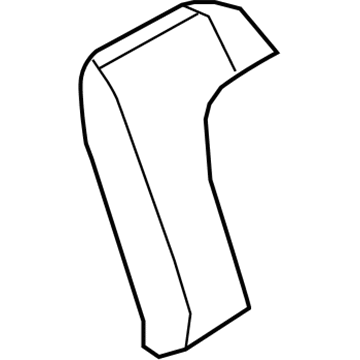 GM 92207961 Seat Back Pad 92207961 GM Seat Back Pad Illustration 1 of 1
