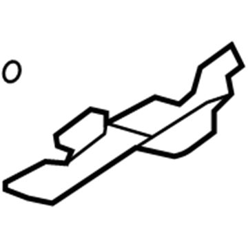 GM 22701366 Hinge, Passenger Side 22701366 GM Hinge, Passenger Side Illustration 1 of 1