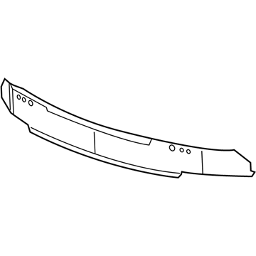 GM 13327025 Impact Bar 13327025 GM Impact Bar Illustration 1 of 1