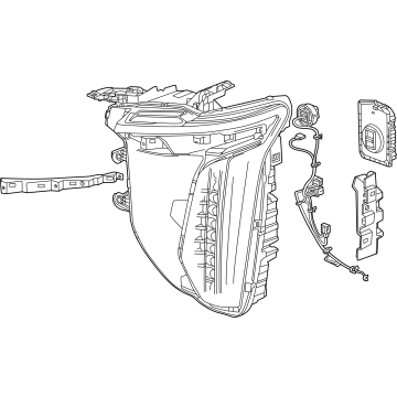 Cadillac Escalade ESV Headlight - 85779262