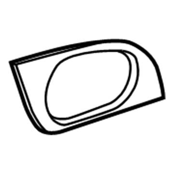 15214506 GM Handle Bezel, Driver Side Illustration 1 of 1