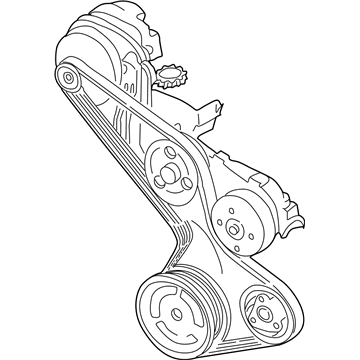 12576454 GM Serpentine Belt Illustration 1 of 1