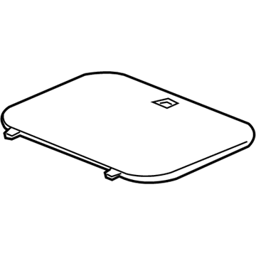 GM 15287305 Storage Cover, Rear 15287305 GM Storage Cover, Rear Illustration 1 of 1