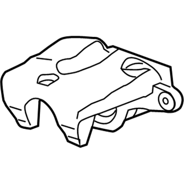 GM 13300883 Caliper Assembly, Driver Side 13300883 GM Caliper Assembly, Driver Side Illustration 1 of 1